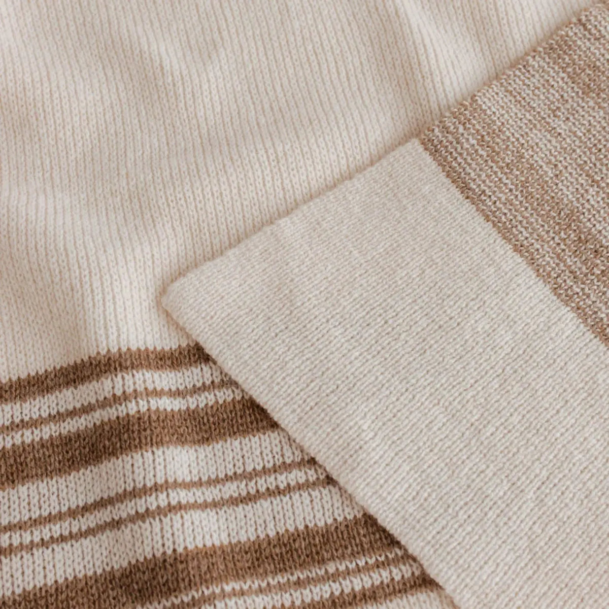 Couverture Gilbert en laine mérinos extra-fine HVID – Walnut 