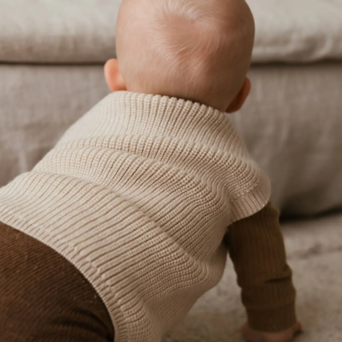 Gilet bébé en laine mérinos Harvey HVID 
