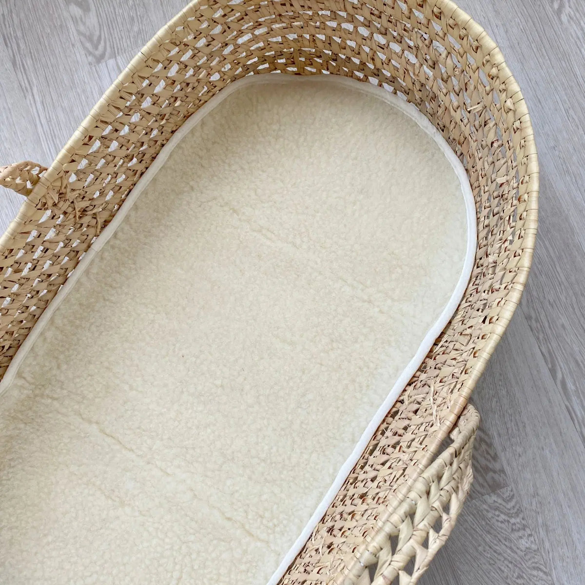 Protège-matelas couffin en laine vierge Sassoupi 42 x 80cm 