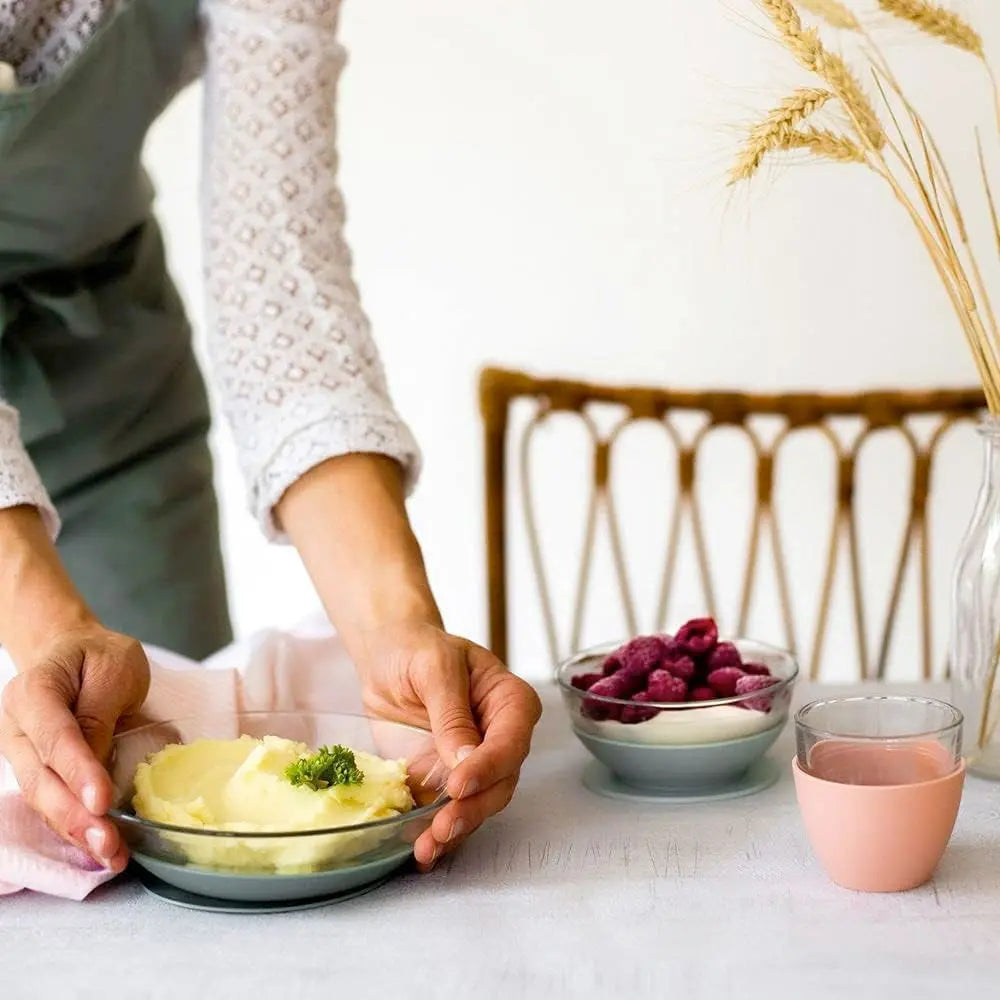 Coffret repas bébé en verre Béaba x Duralex - Natural 