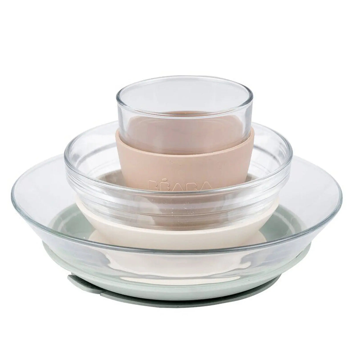 Coffret repas bébé en verre Béaba x Duralex - Natural 