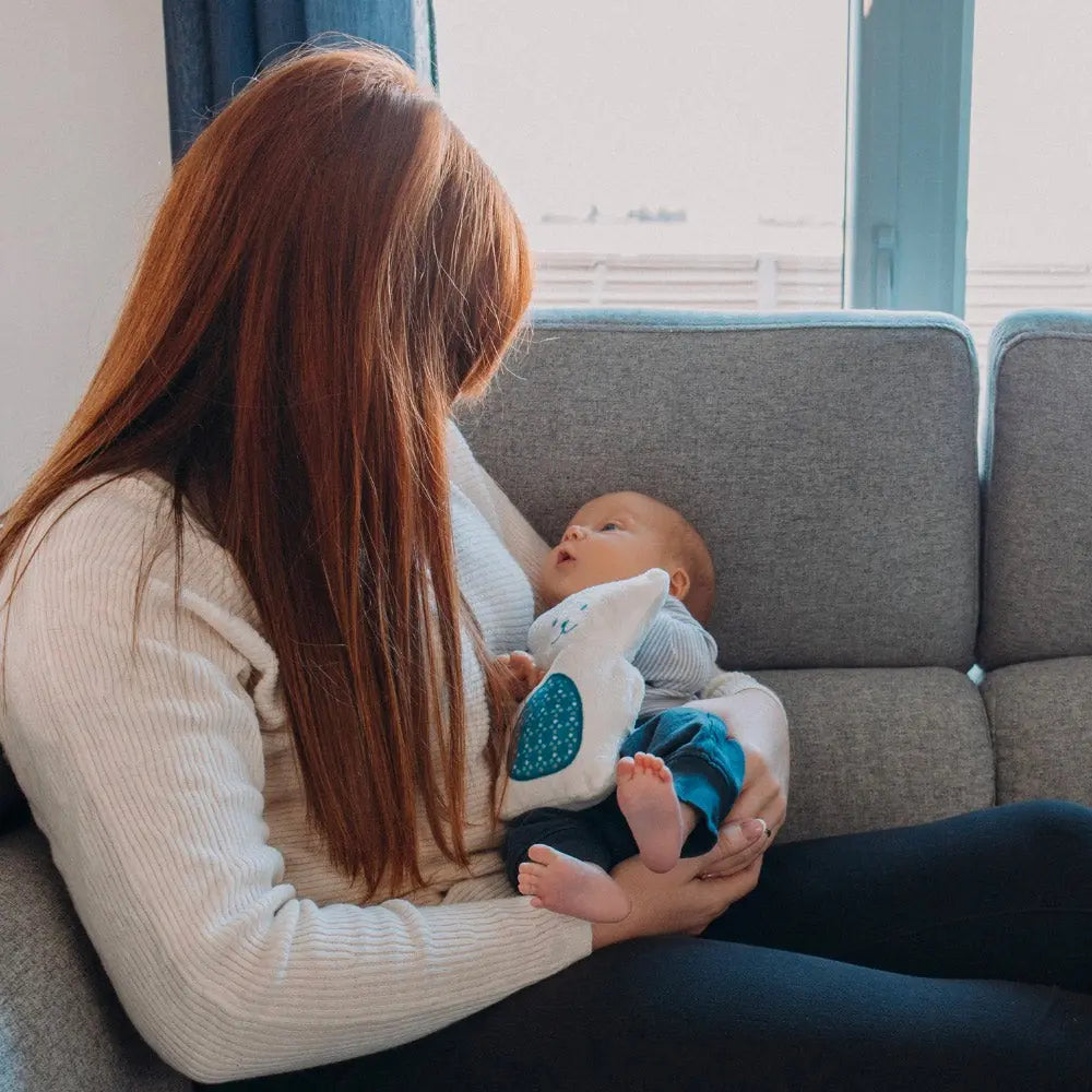 Bouillotte ourson thérapeutique Béké-Bobo Naturel Lama - Lilinappy
