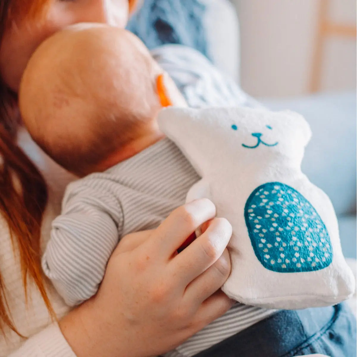 Bouillotte ourson thérapeutique Béké-Bobo Naturel Lama - Lilinappy