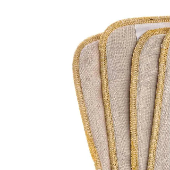 Lot de 2 longues doublures en coton bio XKKO - Lilinappy