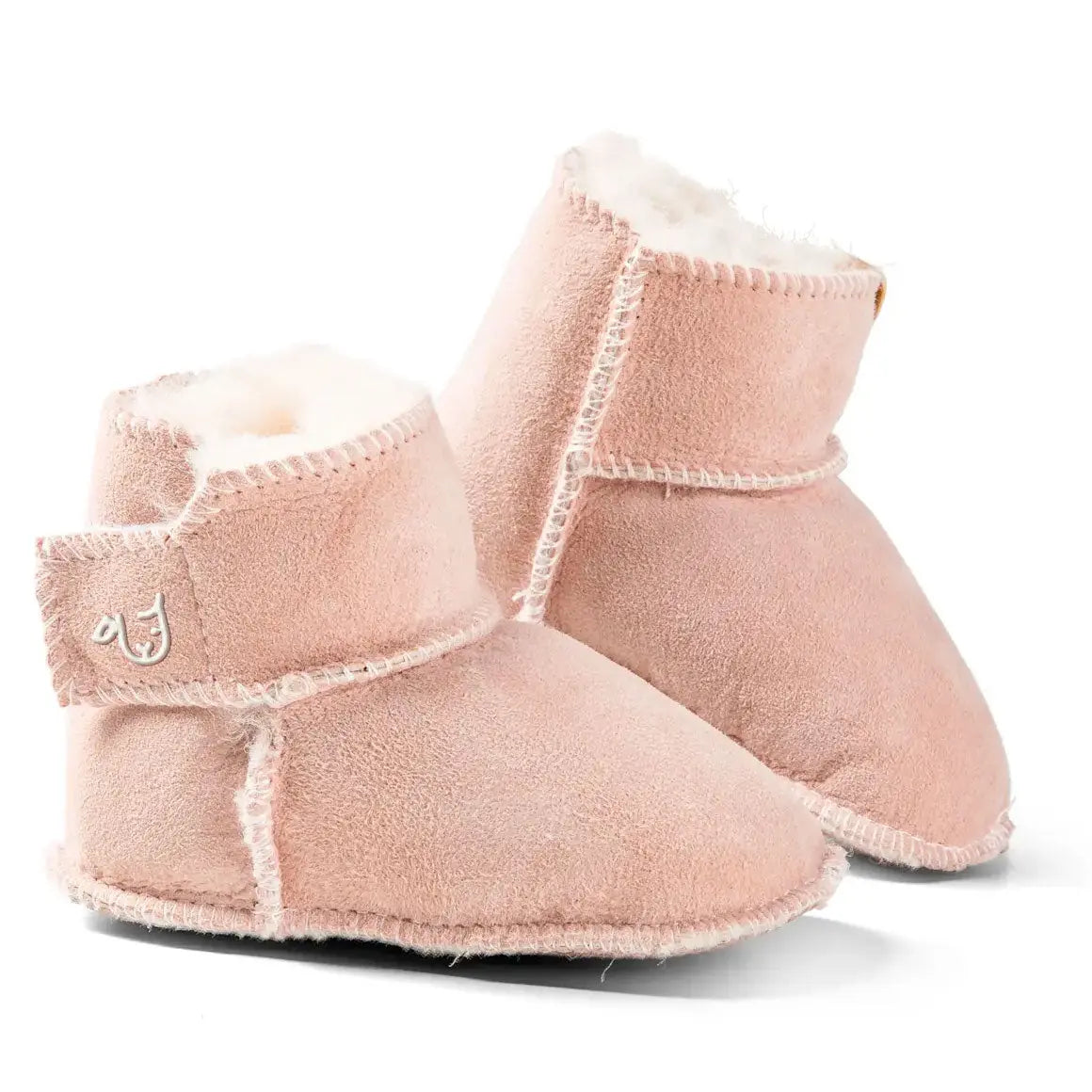 Bottines bébé en peau d’agneau KUSCHL – Rose
