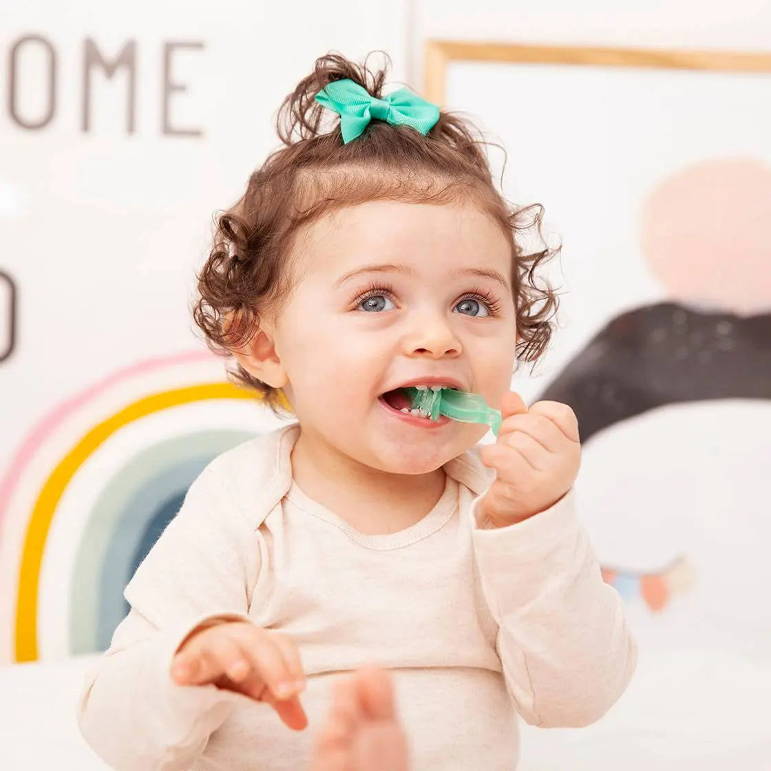 2 brosses à dents à machouiller Brush Baby - Lilinappy