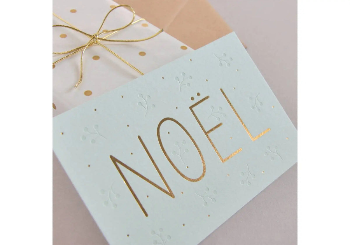 Carte Noël or Zü