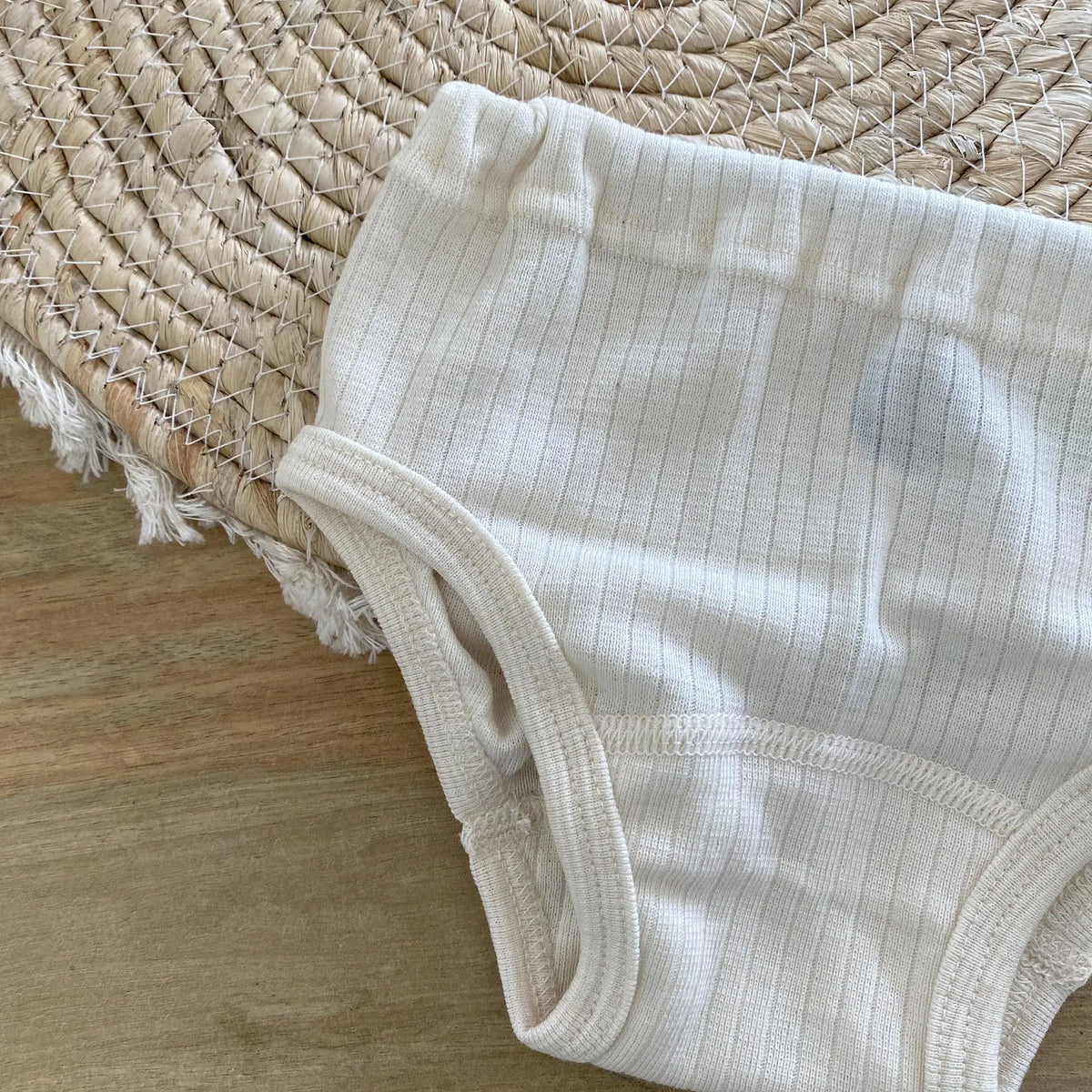Culotte enfant en laine, soie et coton bio cosilana -  Naturel 