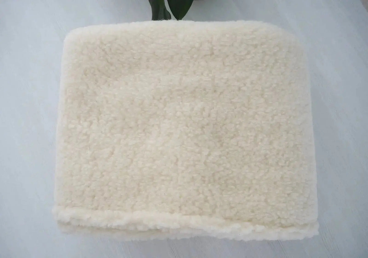 Couverture pure laine vierge naturel Saling - 150x190cm - Lilinappy