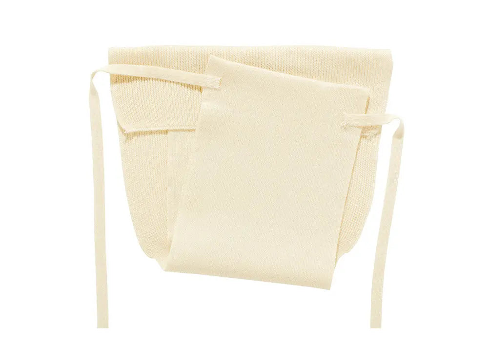 Lange tricoté à nouer en coton bio Disana - Lilinappy