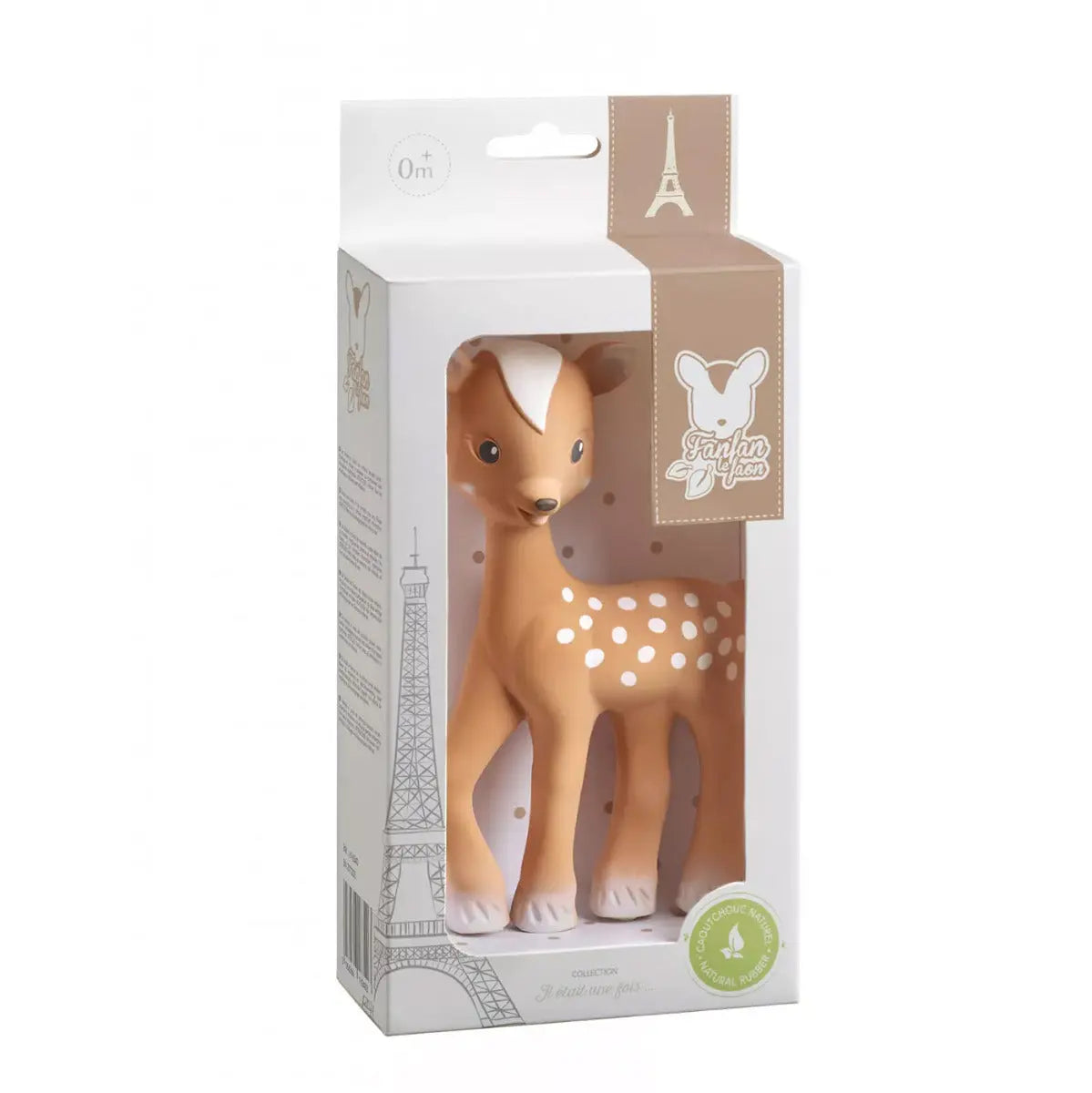 Fanfan le faon Sophie la girafe - Caoutchouc 100% naturel