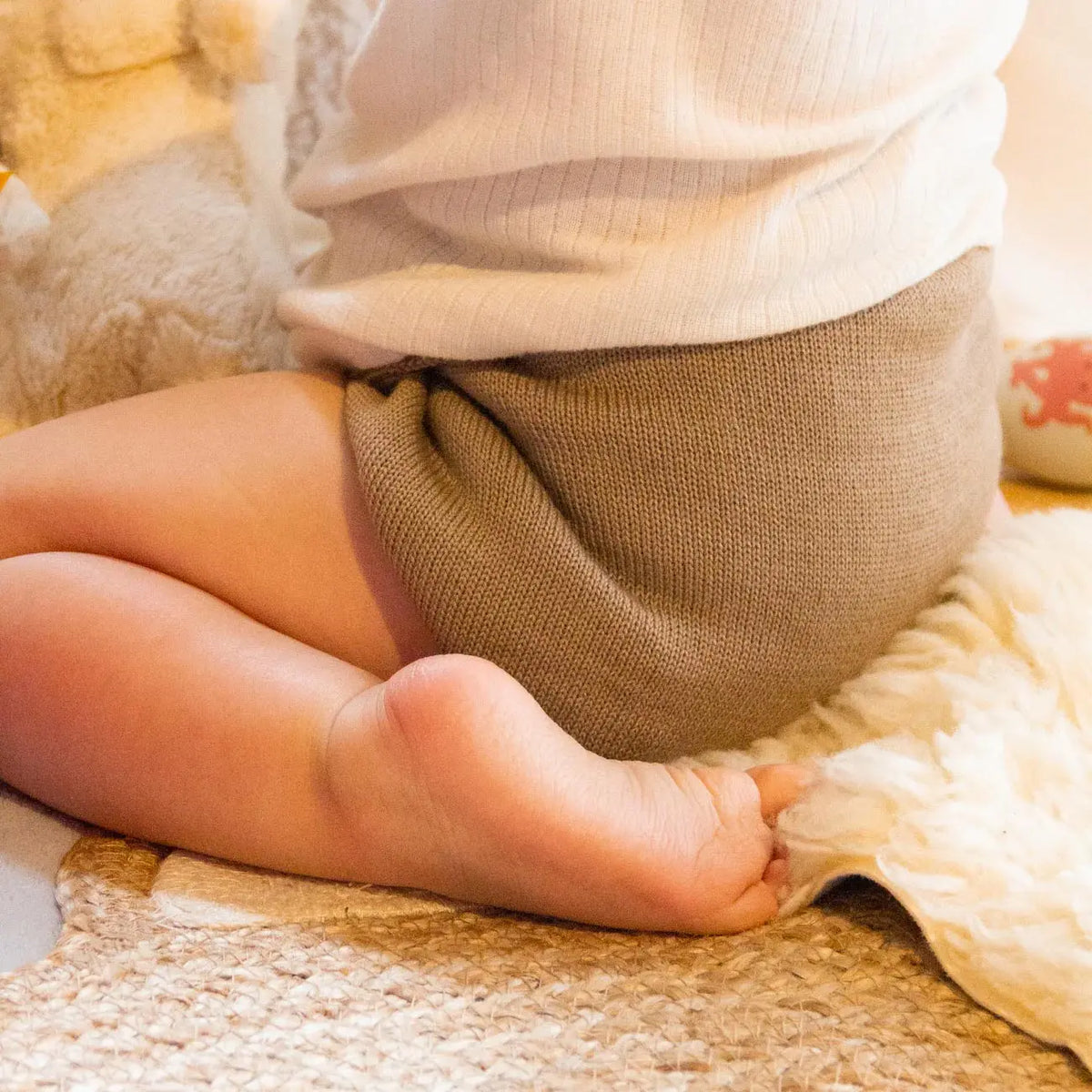 Culotte en laine à nouer Glückswindel 