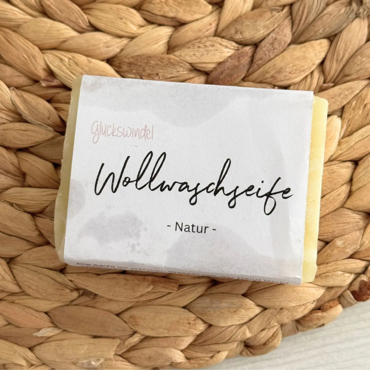 Savon à la lanoline Glückswindel Nature 