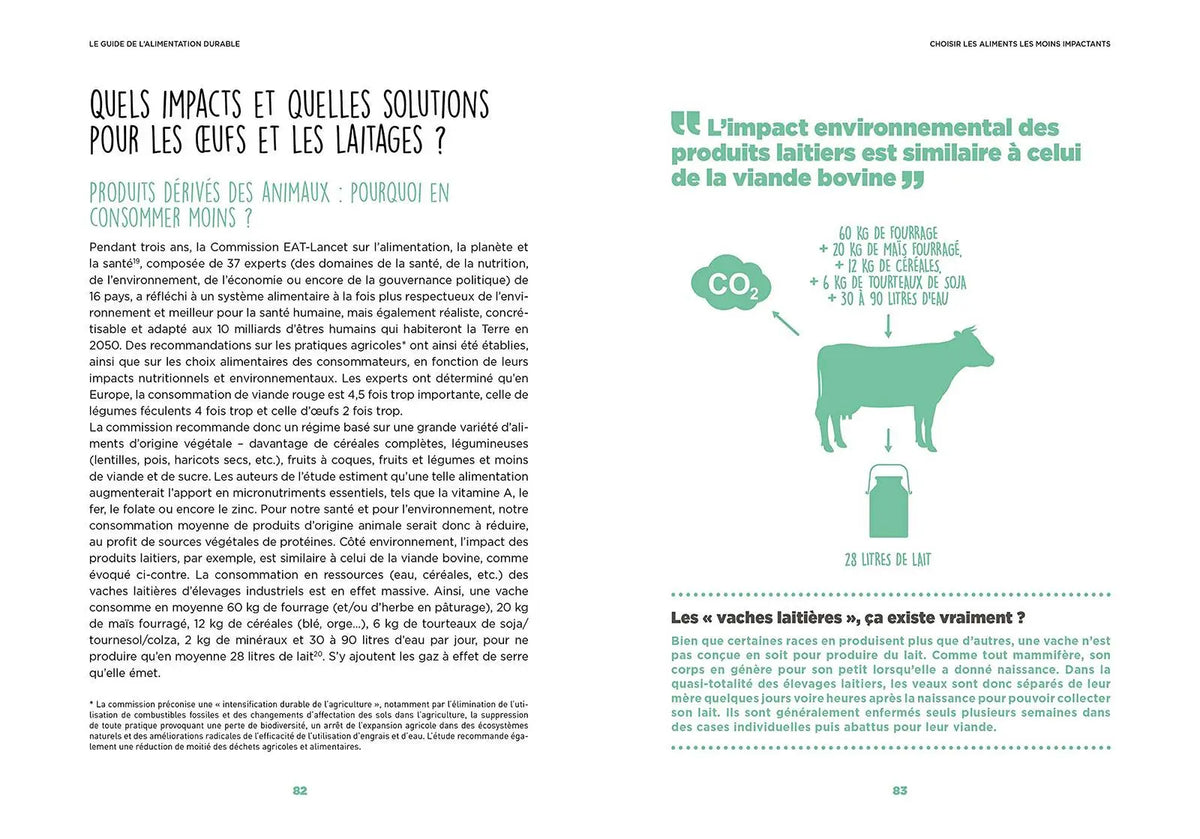 Le guide de l'alimentation durable - Aline Gubri - Lilinappy