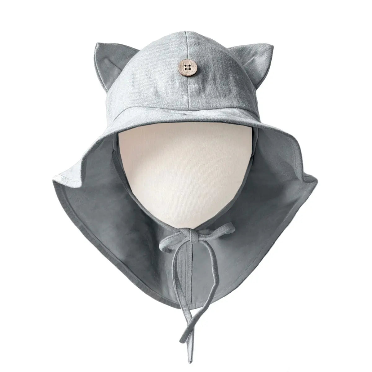 Chapeau évolutif ManyMonths avec oreilles de chat – Rock Grey