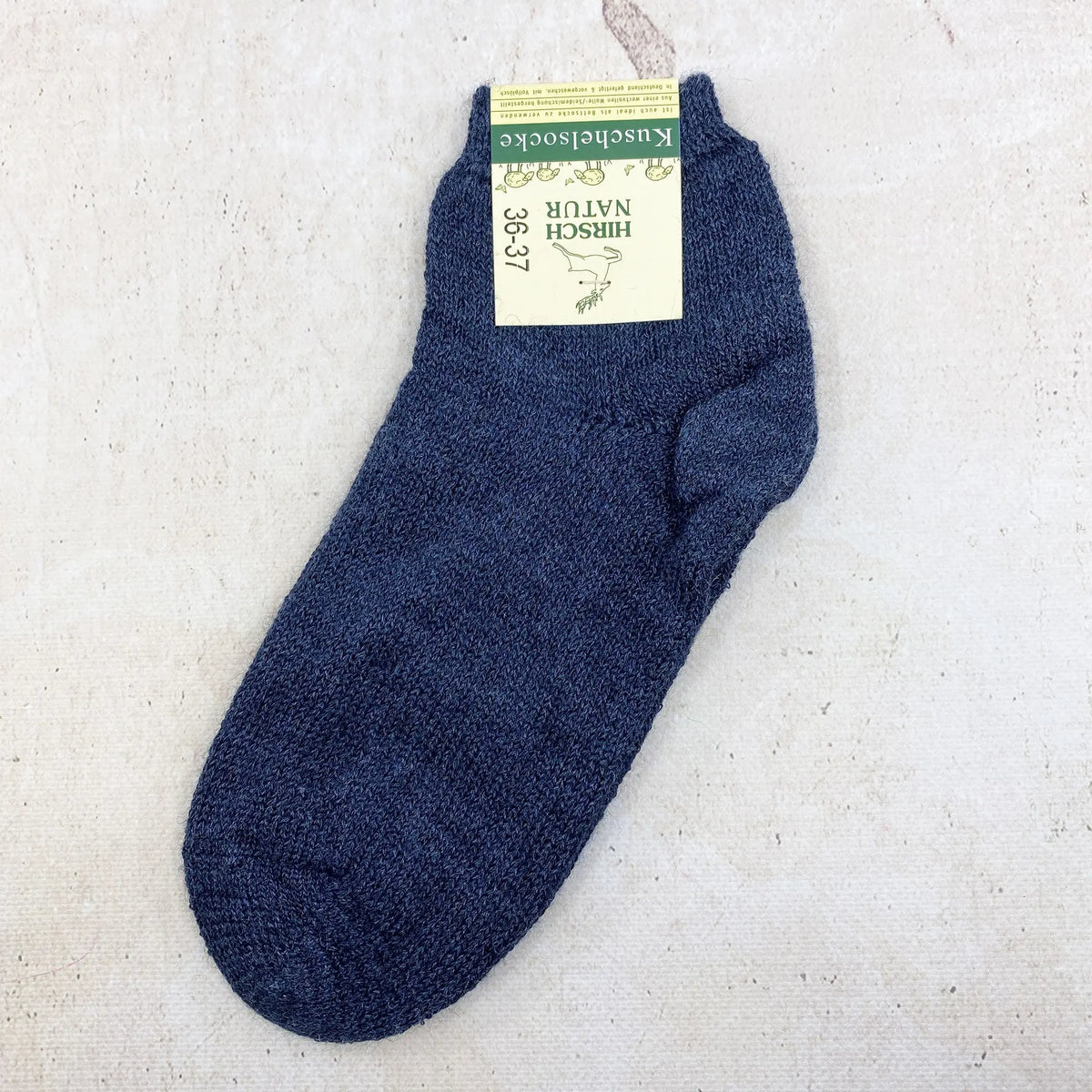 Chaussettes adulte laine et soie EliaYoga Hirsch Natur 