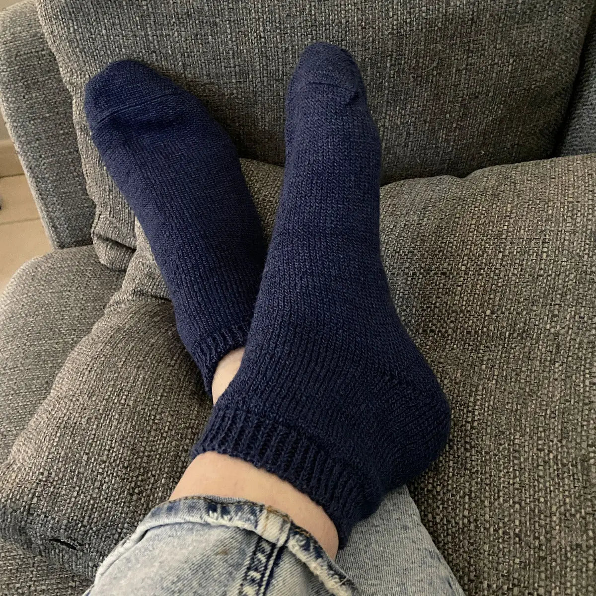 Chaussettes adulte laine et soie EliaYoga Hirsch Natur 