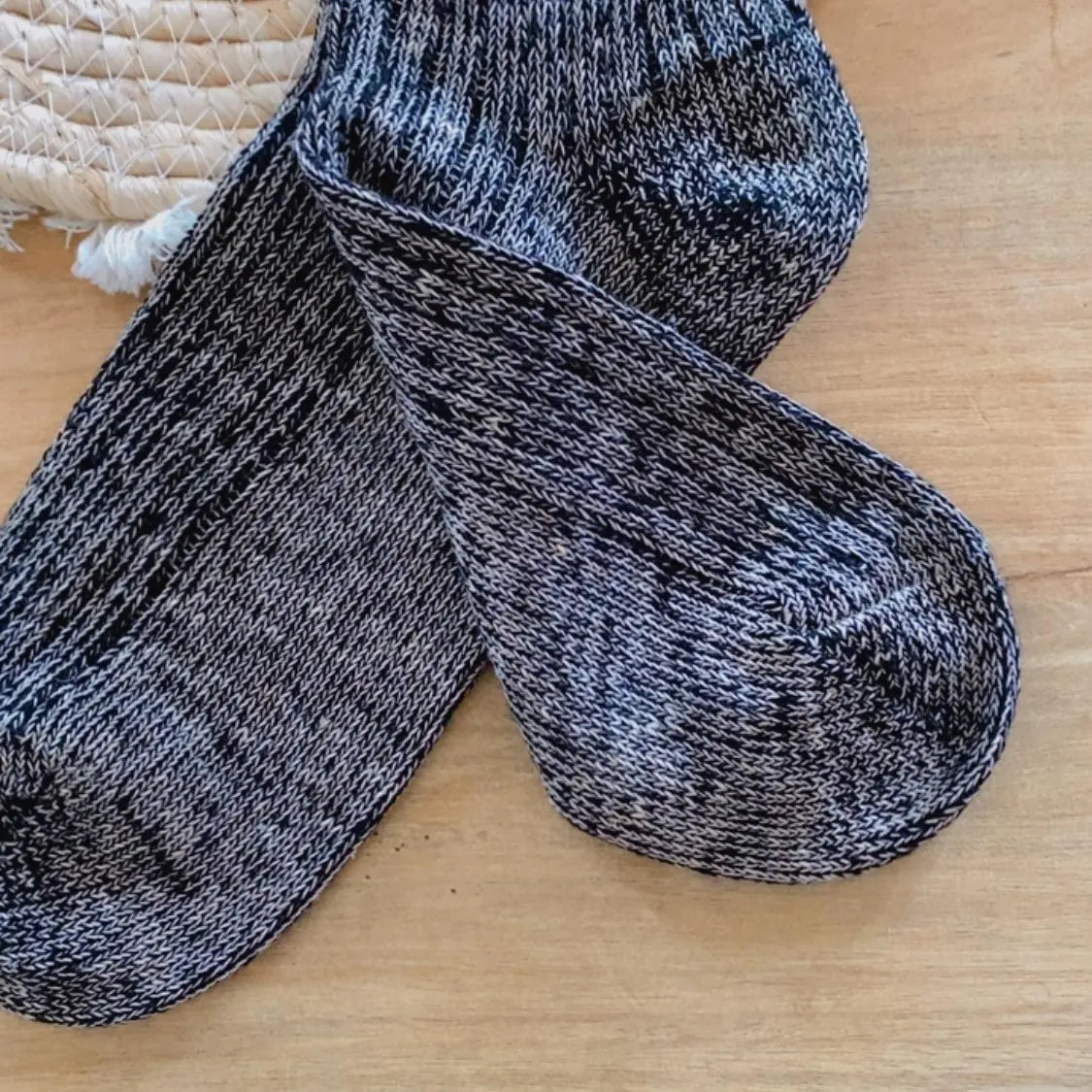 Chaussettes adultes Coton et lin bio Hirsch Natur 
