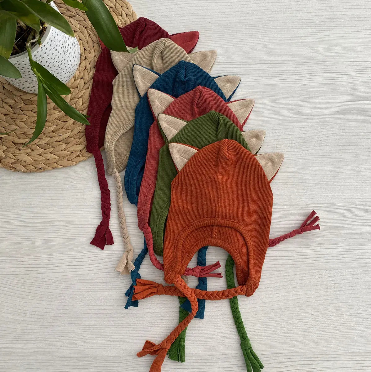 Bonnet évolutif Beanie Kitty en laine mérinos Manymonths - Lilinappy