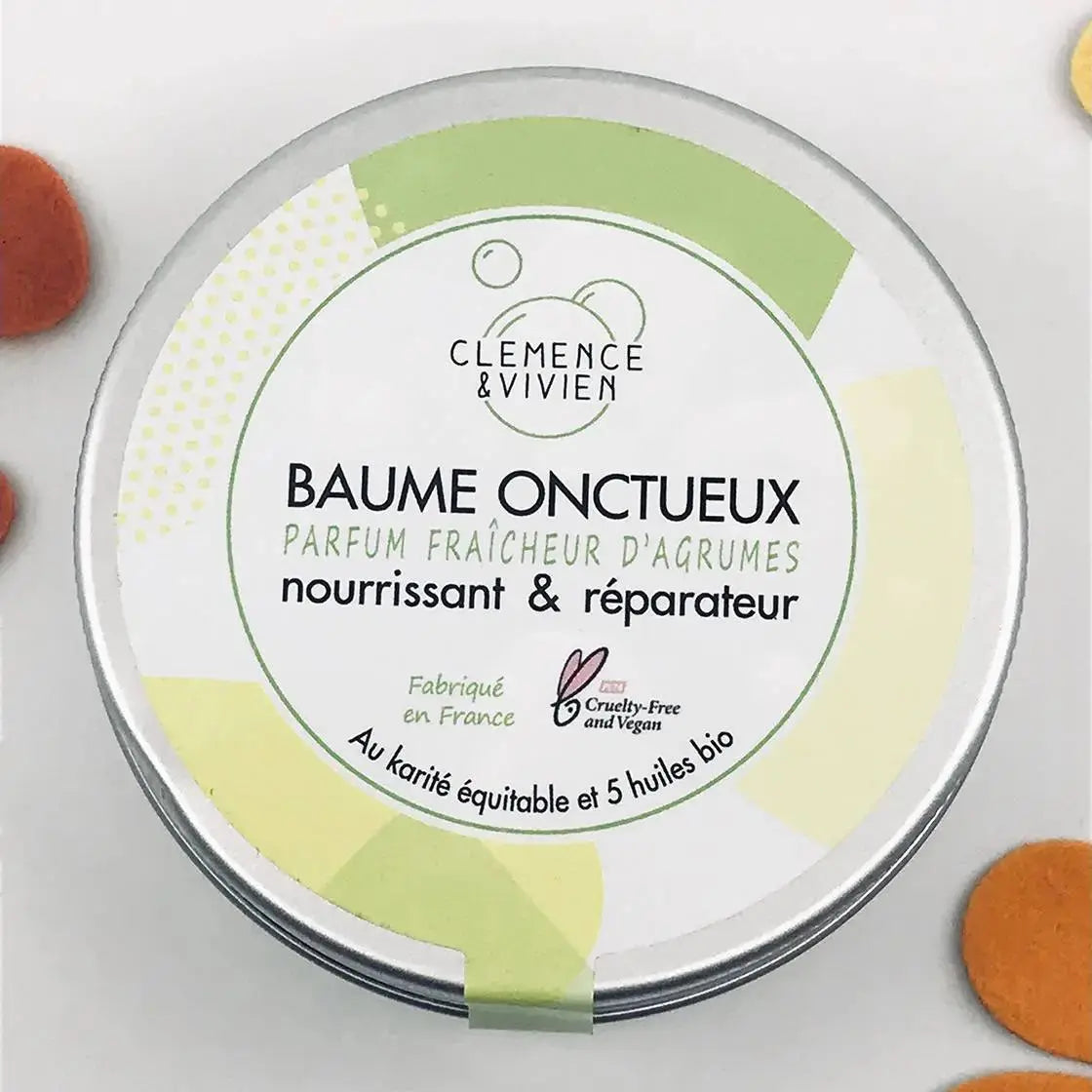 Mini baume onctueux Fraîcheur d'agrumes Clémence et Vivien 