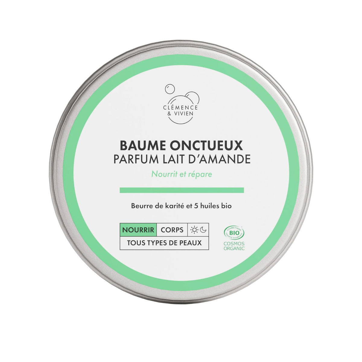 Baume onctueux parfum Lait d'Amande Clémence et Vivien 
