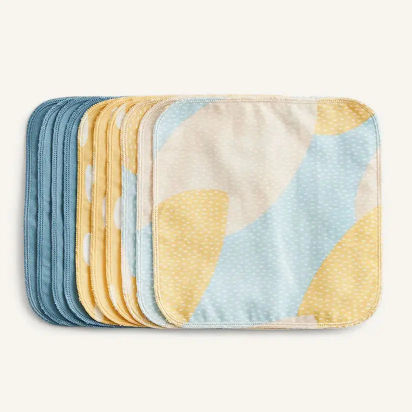 10 grandes lingettes lavables en coton bio Imse Vimse 