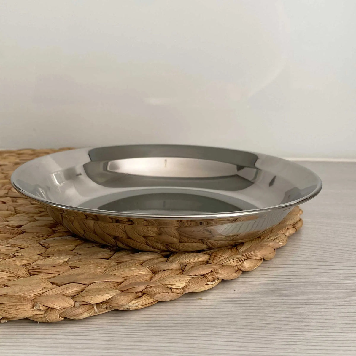 Assiette enfant inox zéro plastique Joli Monde 