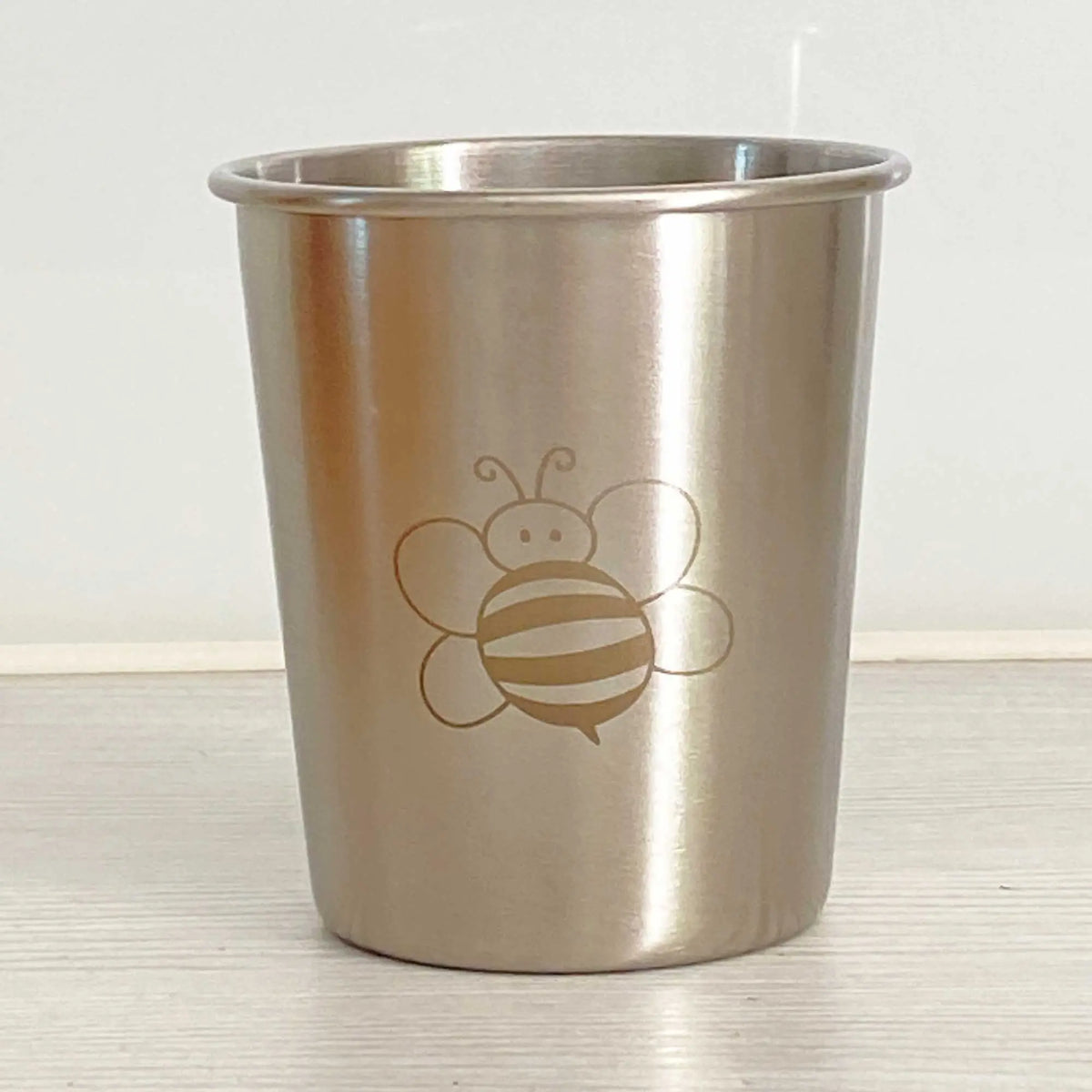 Verre enfant en inox 18/8 Joli Monde 180 ml – Motif Abeille 