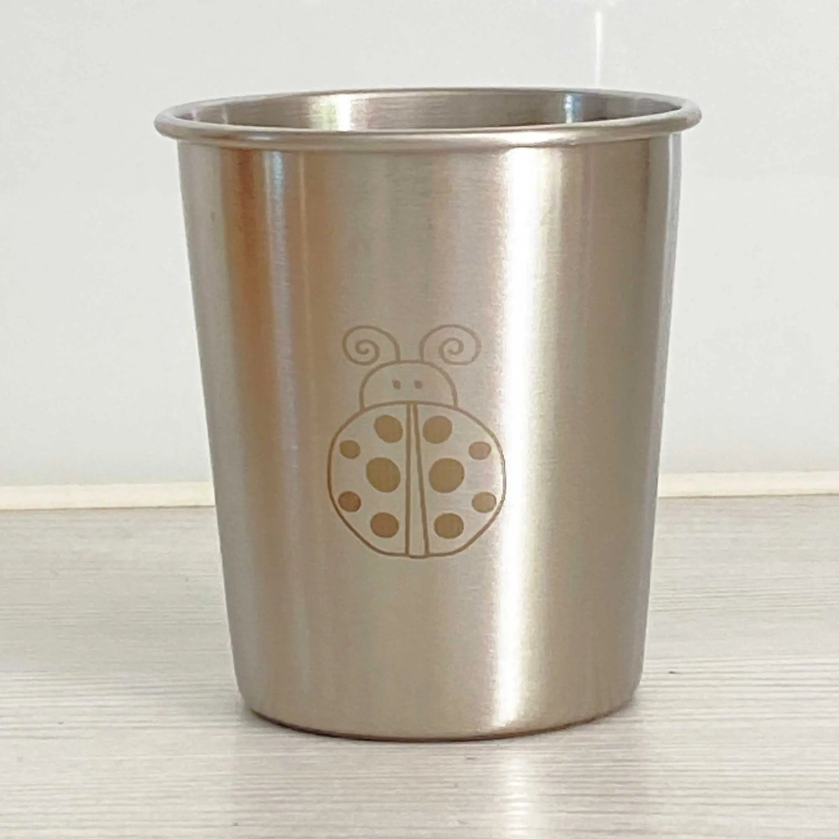 Verre enfant en inox 18/8 Joli Monde 180 ml – Motif Coccinelle 