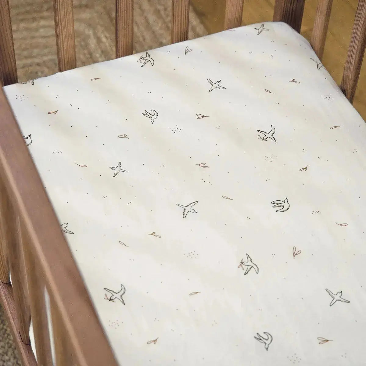Drap-housse berceau en coton bio  Kadolis - L’Envolée 
