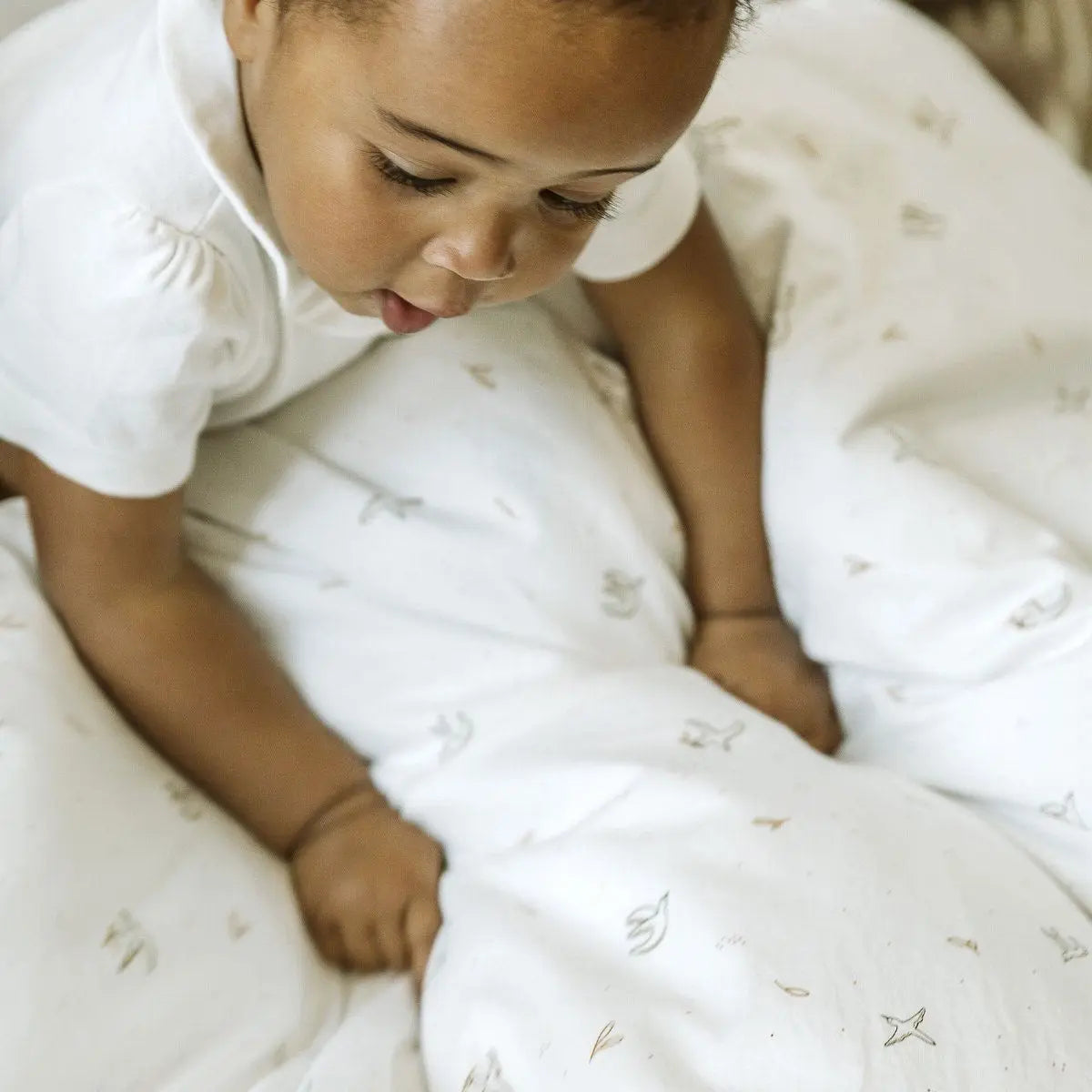 Drap-housse pour lit bébé en coton bio  Kadolis - L’Envolée 
