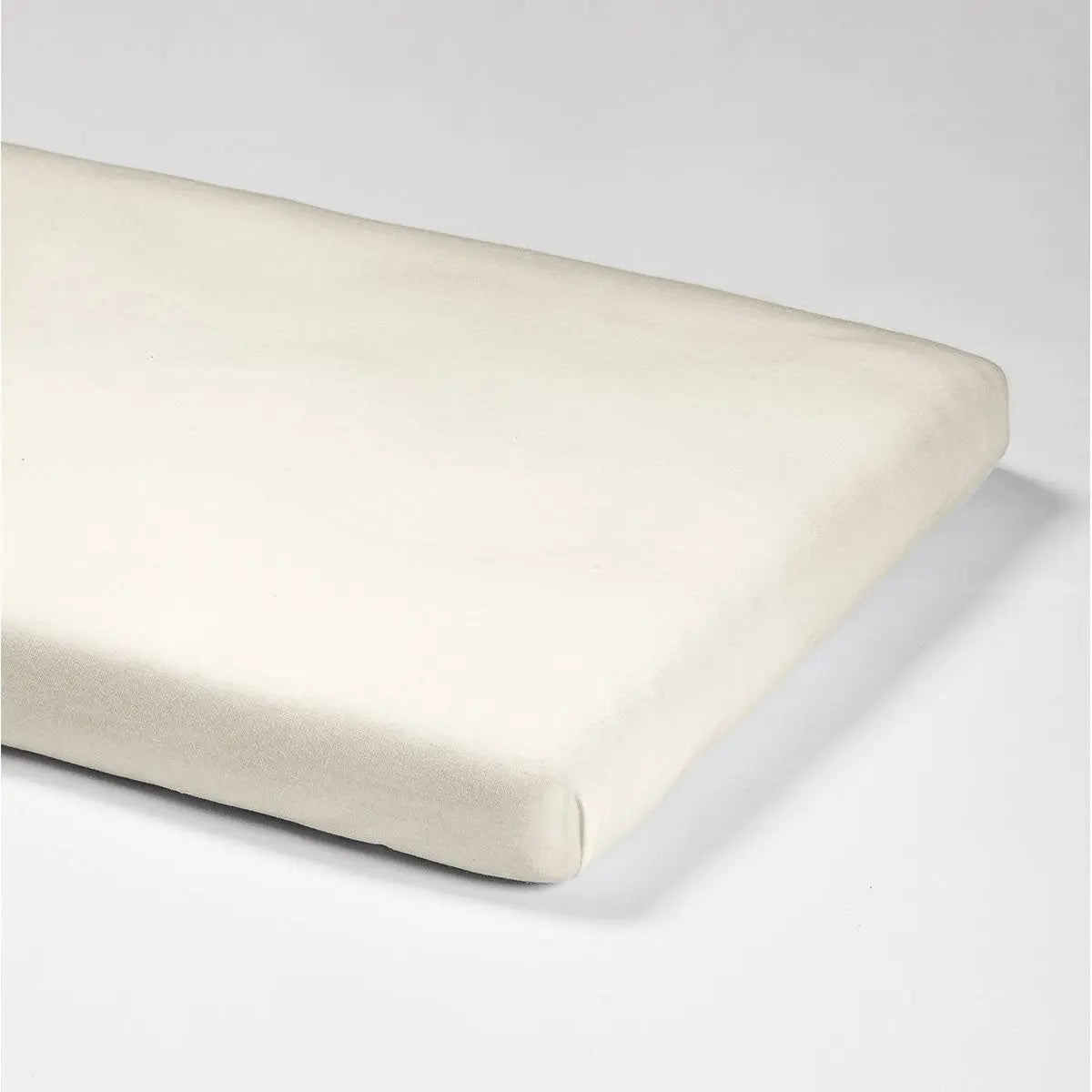 Drap housse en jersey de coton bio Kadolis pour lit bébé - Naturel 