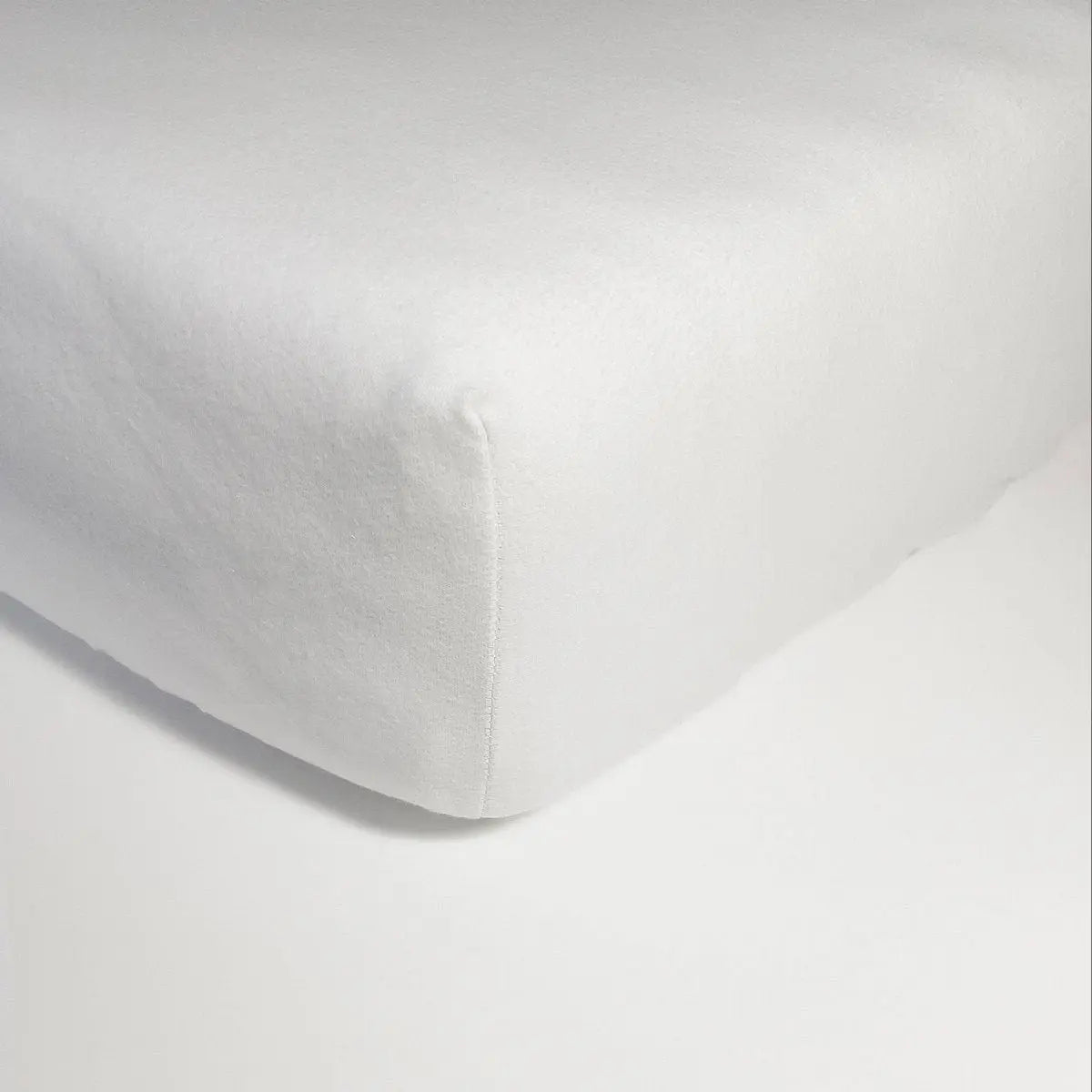 Protège-matelas en flanelle de coton bio - sans plastique Kadolis 