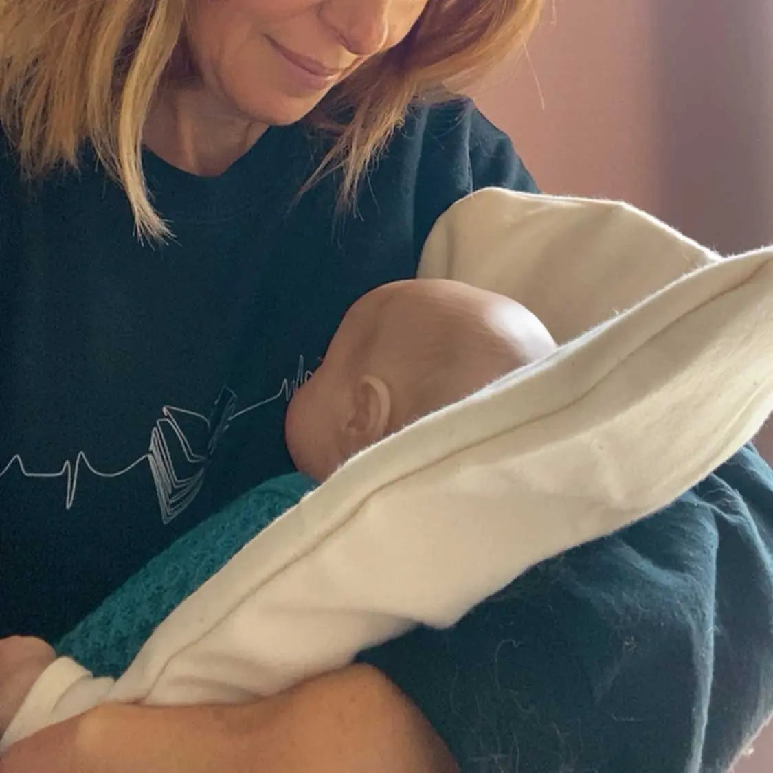 Topponcino bébé en laine vierge & coton bio – Laine & Compagnie x Sassoupi 