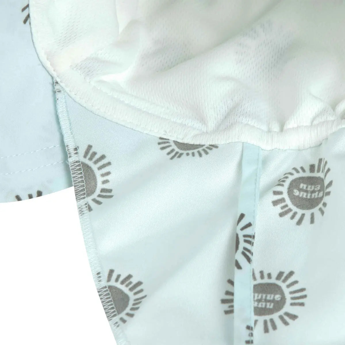 Casquette protège nuque anti-UV Lässig - Soleil vert écume - Lilinappy