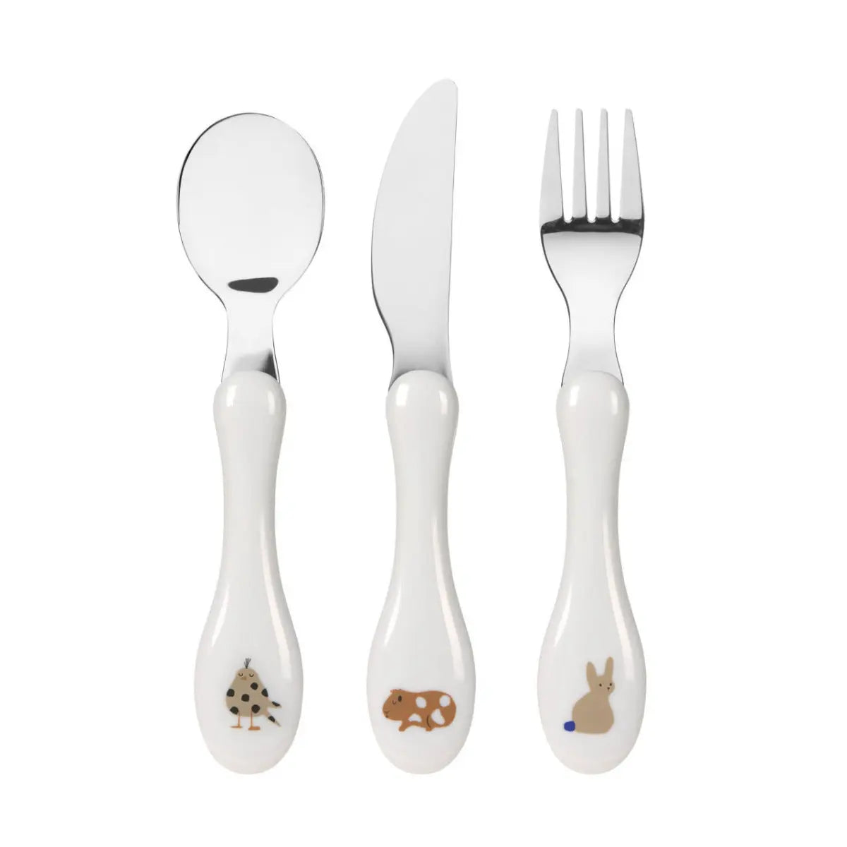 Couverts enfants en inox Lassig Little Mateys royal bleu