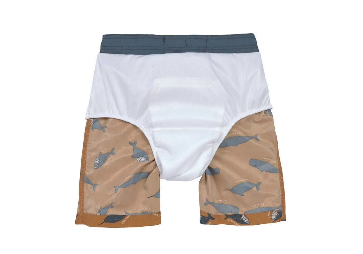 Short de bain bébé Lässig - Baleine - Lilinappy
