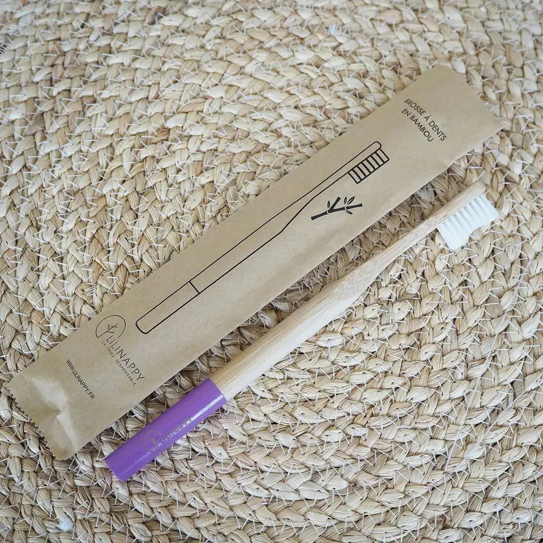 Brosse à dents en bambou - ADULTES - Lilinappy