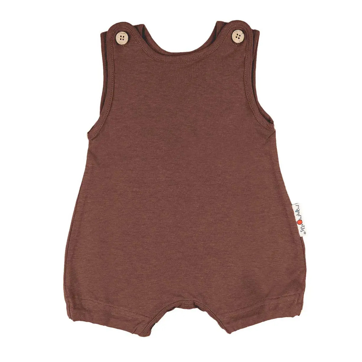 Barboteuse bébé évolutive en chanvre & coton bio Manymonths - Choco Biscuit 