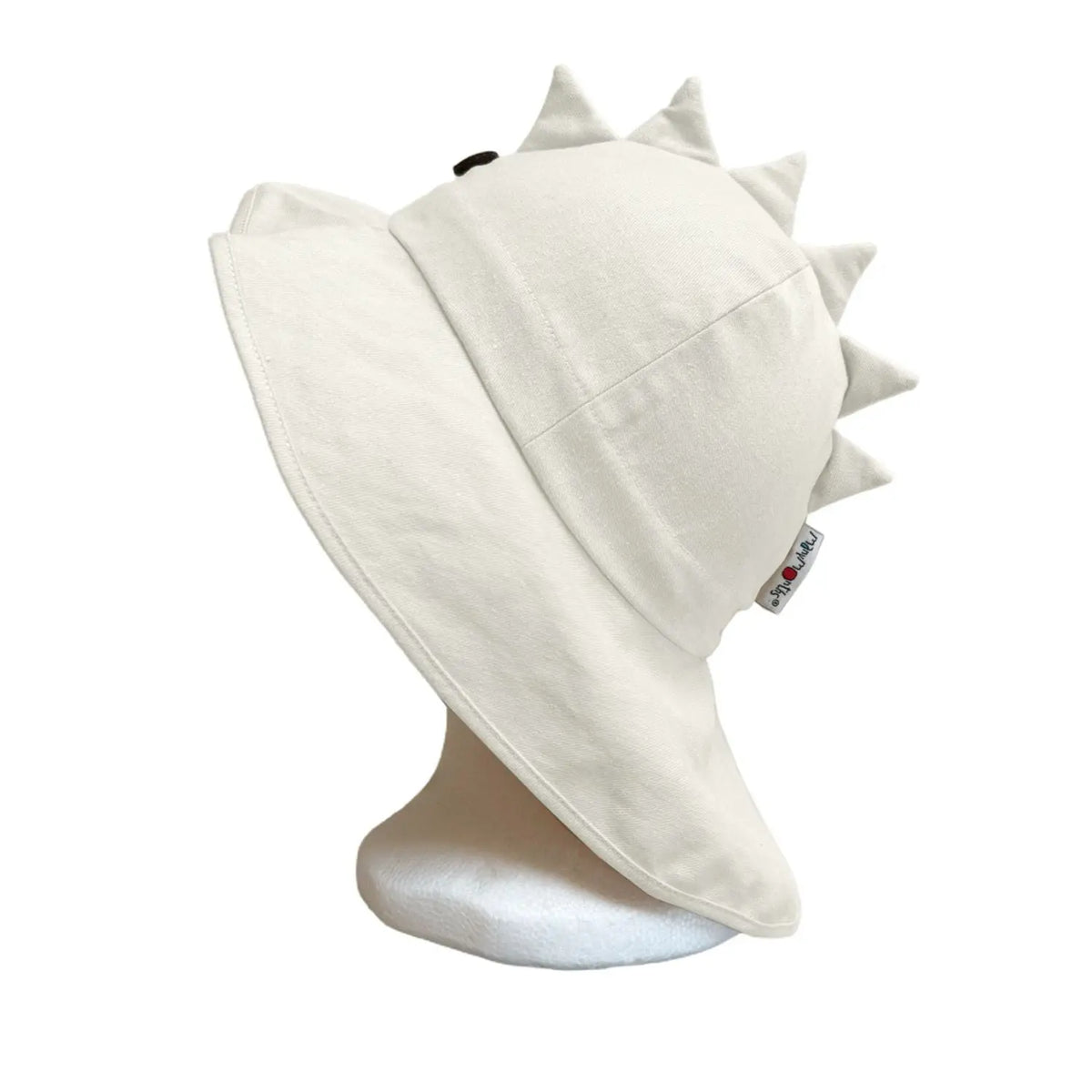 Chapeau de soleil évolutif en chanvre & coton bio Manymonths - DINO Naturel 