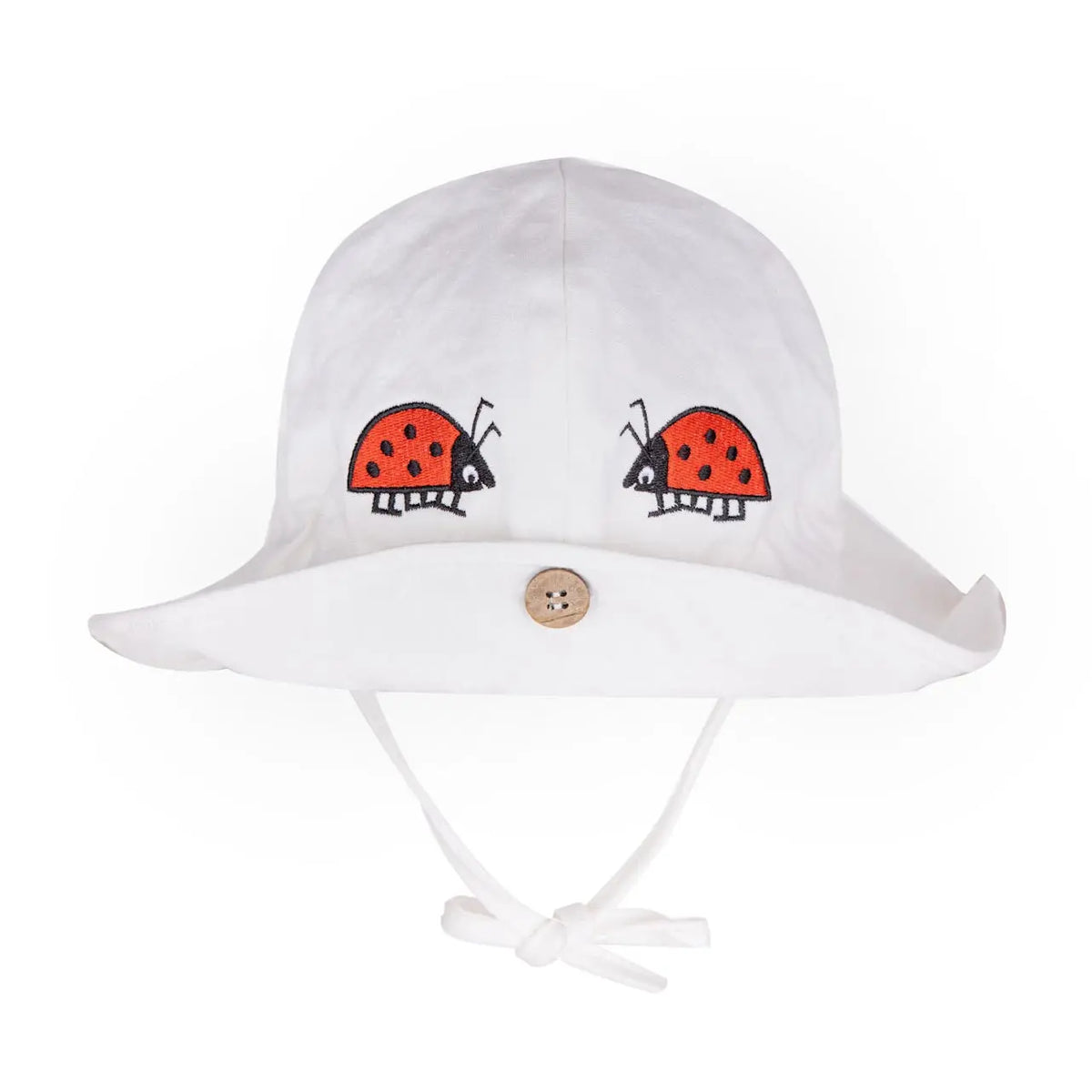 Chapeau de soleil évolutif brodé original Manymonths - Coccinelle