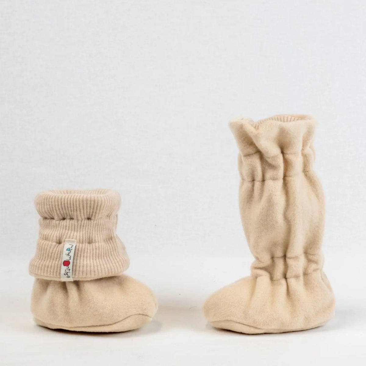 Chaussons de portage bébé en laine mérinos Manymonths - ARTIC