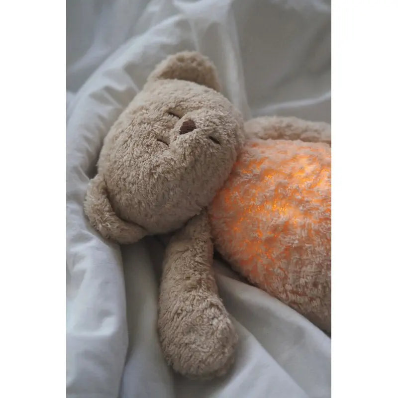Peluche veilleuse musicale Moonie - Nature bio Blush 
