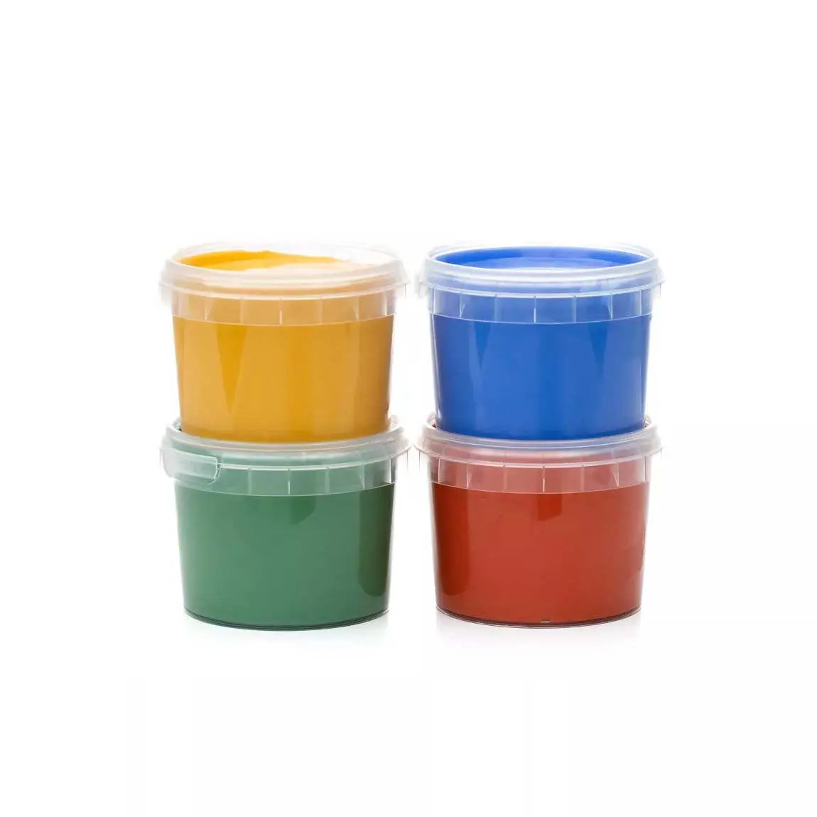 Coffret de 4 Pots de peinture à doigts naturelle Neogrün - Aki - Lilinappy