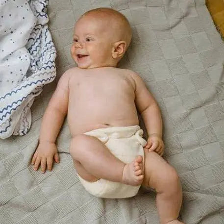 Couche lavable Newborn MiniSnap en coton bio Popolini - Pressions - Lilinappy