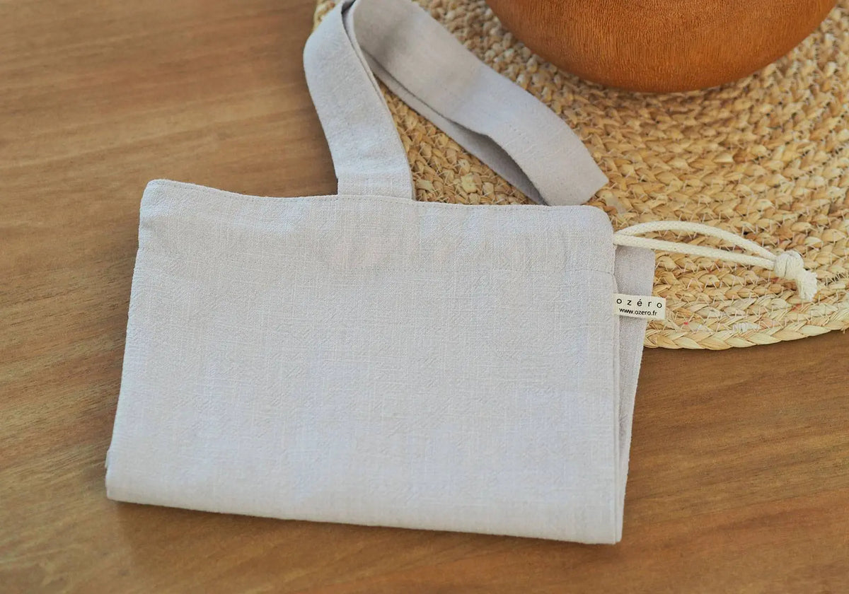 Sac à baguette en lin Ozéro - Lilinappy