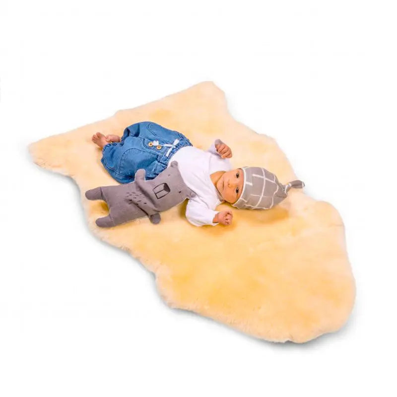 Peau d'agneau pour bébé Fellhof - 80-90cm - Lilinappy