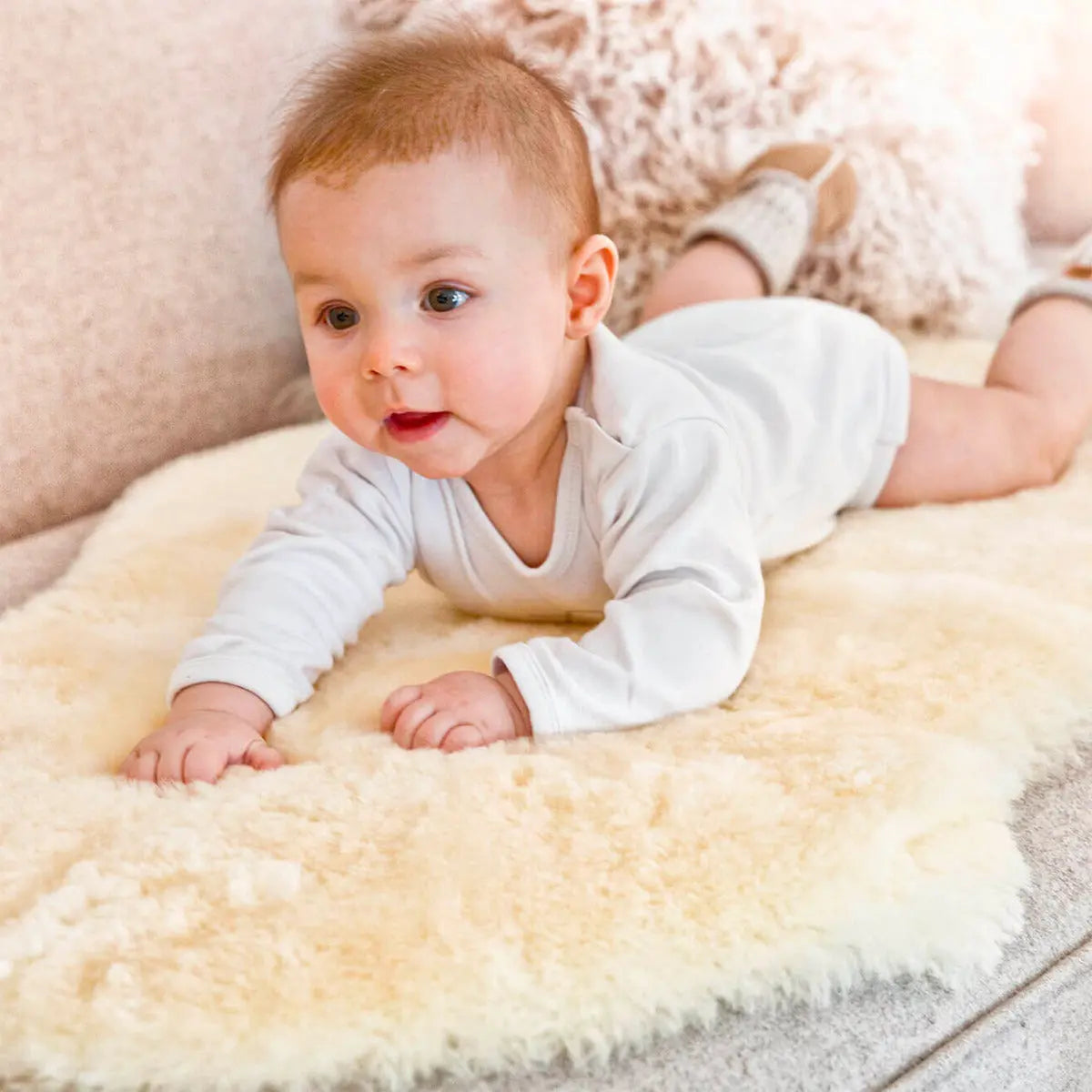 Peau d'agneau pour le lit Fellhof - +120cm - Lilinappy