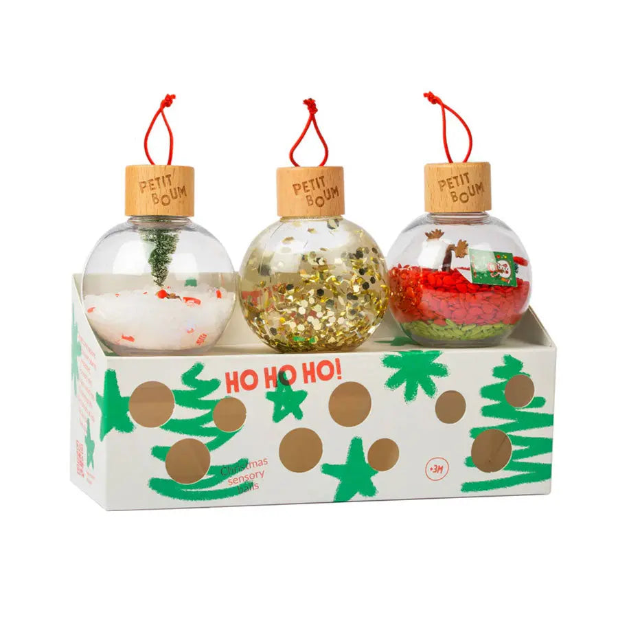 Boules sensorielles de Noël Petit Boum 
