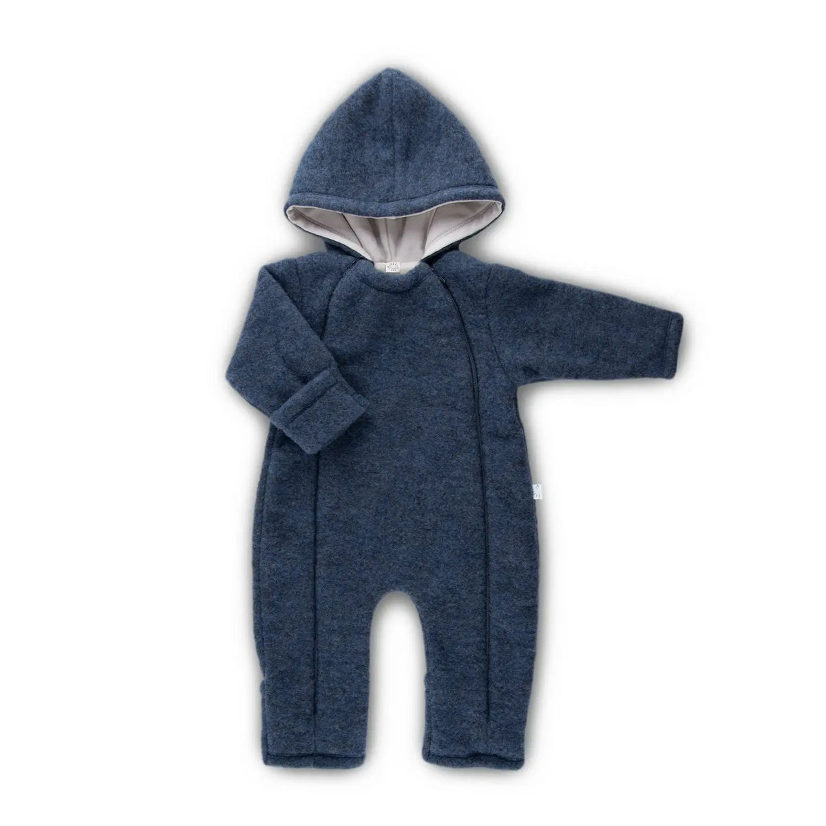 Combinaison bébé en polaire de laine bio Popolini – Jean's